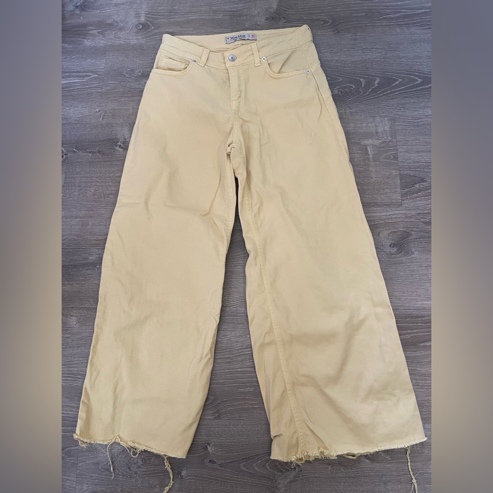 Miss Miss Denim Collection Anthropologie Flare Wide-Leg Jeans